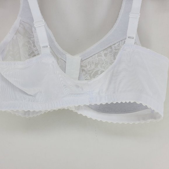 Glamorise Magic Lift Front Hook Soft Cup Bra White - Picture 5 of 7
